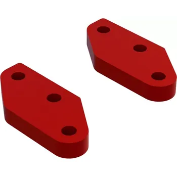 RC náhradní díl Arrma deska řízení A, hliník, červená (2)