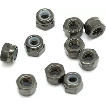 RC náhradní díl SWORKz ocelová samojistná matka M3, 10 ks.