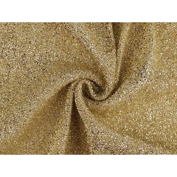 Dekorační třpytivá látka s kovovým lesklým povrchem