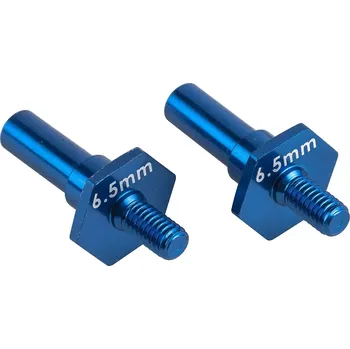 RC náhradní díl Associated B7 modrá hliníková osa, 6,5mm, 2 ks.
