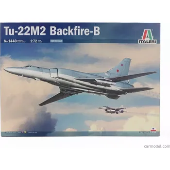 Plastikový model Italeri Tupolev Tu-22m2 Backfire-b Military Airplane 1975 1:72 /