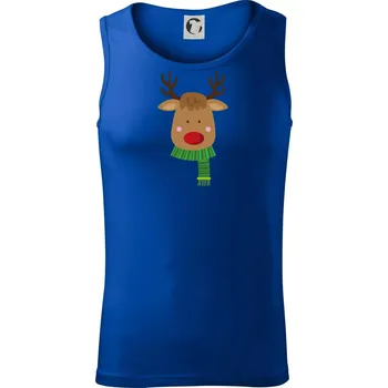 Jelen se šálou - Tílko pánské Core - 2XL ( Královská modrá )