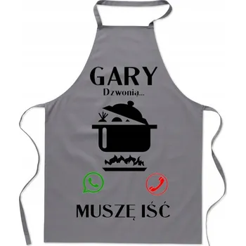 Kuchyňská zástěra Kuchyňská zástěra Gary Volá Musím Jít Dárek Pro Kuchařku Kuchaře