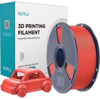 Filament FILAMENT SUNLU 1,75 mm 1 kg PETG Třešňově červená