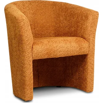 Křeslo Křeslo do čekárny, kanceláře, kadeřnictví, hotelu, salonu, kavárny – látka rezavá