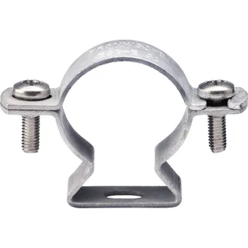 FRÄNKISCHE Příchytka SSG-E-V třmenová Ø25mm, –45 až +400°C, ocel, stříbrná