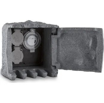 Elektrická zásuvka Waldbeck Timer Rock zahradní zásuvka (10030900)