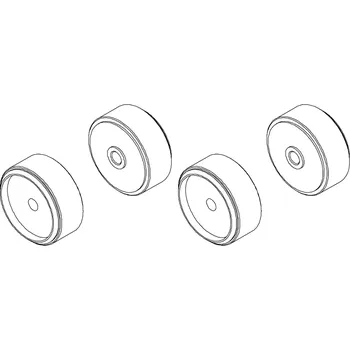 RC náhradní díl Turbo Racing náhradní kola drift 4ks