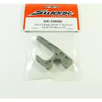 RC náhradní díl SWORKz T7 hliníkový držák středového diferenciálu, Elektro, 1 ks.