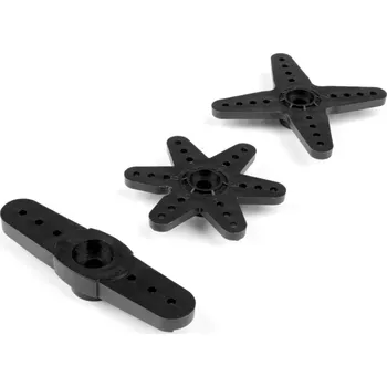 RC náhradní díl SRT Servo páky plastové, páka, hvězda a kříž