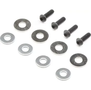 RC náhradní díl Team Losi Racing TLR podložka tlumiče, šrouby (4): 8X