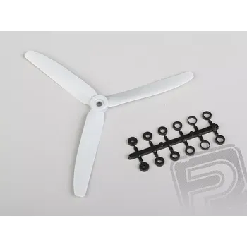 RC náhradní díl Vrtule GWS HD 8x4 šedá 3-listá (levotočivá)