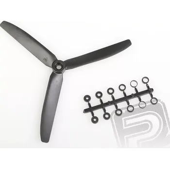 RC náhradní díl Vrtule GWS HD 8x4 černá 3-listá (levotočivá)