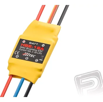RC náhradní díl Elektronický regulátor otáček brushless HITEC HBE-18A