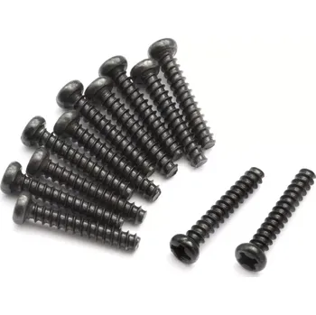 RC náhradní díl BlackZon Samořezný šroub s půlkulatou hlavou PBHO2x12mm 12ks