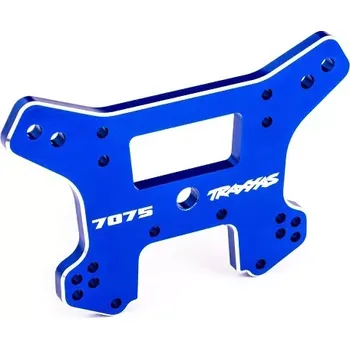 RC náhradní díl Traxxas vež tlumičů zadní hliníková modře eloxovaná (pro Sledge)