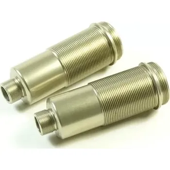 RC náhradní díl SWORKz hliníkové dlouhé tělo olejového tlumiče, 2 ks.