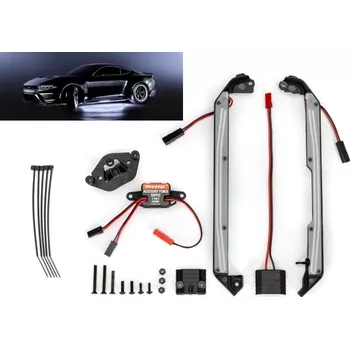 RC náhradní díl Traxxas LED podsvícení šasi bílé (pro 4-Tec 2.0, Drift)