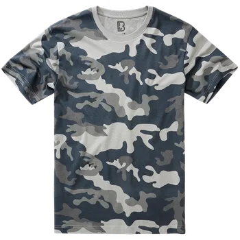 Pánské triko BRANDIT US BD4200 ŠEDÁ KAMUFLÁŽ 7XL
