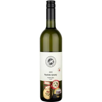 Ryzlink rýnský 2023, pozdní sběr, Vinařství u svatého Martina, suché