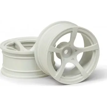 RC náhradní díl HPI R5 disky Bílé (9mm Offset) 2ks