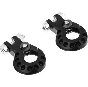 RC náhradní díl Kavan CNC Hliníkové tažné háky černé expedice 1/10