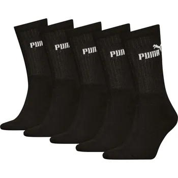 Dámské ponožky Puma Dámské / Pánské sportovní ponožky, 5 párů (černá, 39-42)