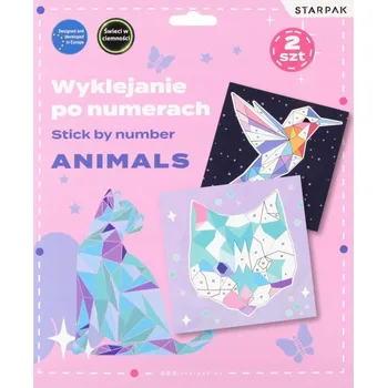 kreativní sada KREATIVNÍ SADA VYLEPOVÁNÍ PODLE ČÍSEL PRO DĚTI - ZVÍŘÁTKA