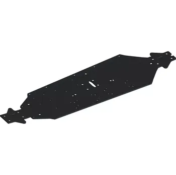 RC náhradní díl Arrma šasi hliníkové XLWB, černé