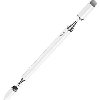 Dotykové pero Hoco GM111, 3-v-1, pasivní stylus pro tablet a mobilní telefon, bílý