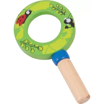 Dřevěná hračka Bigjigs Toys minilupa 1ks zelená