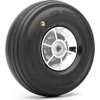 RC model Kavan Super lehké SCALE kolečko s profilem 100mm a kul. ložisky, 1 ks.