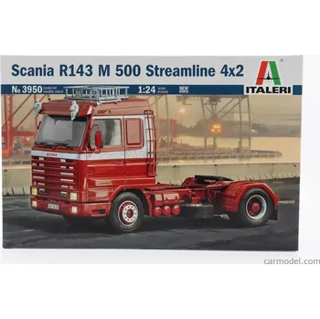 Plastikový model Italeri Scania 143m 500 4x2 Streamline Tractor Truck 2-assi 1994 1:24 /