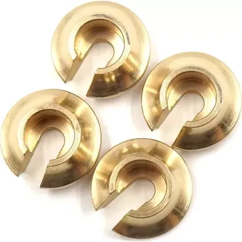 RC náhradní díl Yeah Racing Mosazný držák pružiny tlumiče V2 pro TRX-4, 4ks