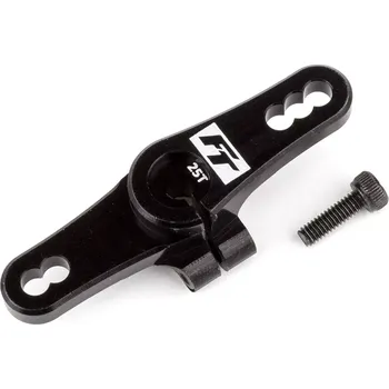 RC náhradní díl Associated FT Alu servo oboustraná páka 25 zubů pro RC8 Buggy a Truggy na plyn/brzda