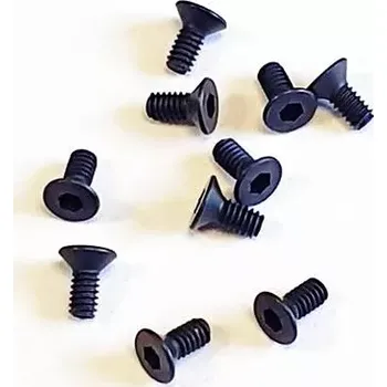 RC náhradní díl SWORKz ocelový Inbusový šroub s zápustnou hlavou, M2x4,6mm, 10 ks.