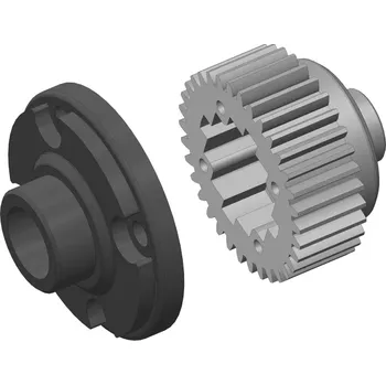 RC náhradní díl Team Corally Dif. převody - kovové - Dif. plastvá klec - kompositový plast - 1 sada