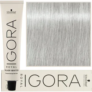 Barva na vlasy Schwarzkopf Igora Silver Whites - Stříbrná 60 Ml