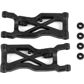 RC náhradní díl Associated B7 FT zadní plastové ramena, uhlíkové, 2 ks.