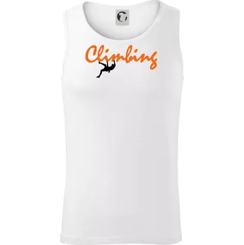 Climbing psací text - Tílko pánské Core - XL ( Bílá )
