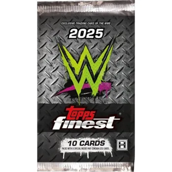 Sběratelská karetní hra 2025 Topps Finest WWE Hobby balíček