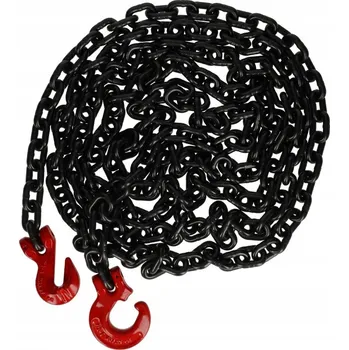 Železářství Trhací řetěz G80 kulatý 2 háky 5 m