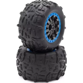 RC náhradní díl FUNTEK MTX - kompletní gumy, modrý kroužek, 2 ks.