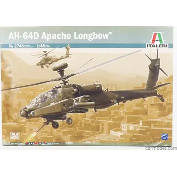 Italeri Hughes Ah-64d Apache Longbow Helicopter Military 1975 1:48 /