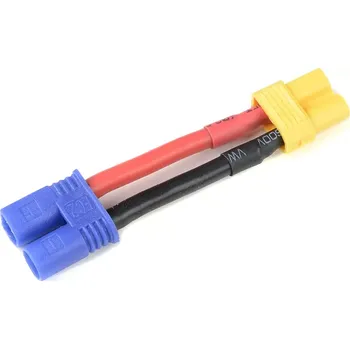 RC náhradní díl Revtec Konverzní kabel EC2 přístroj - XT-30 baterie 14AWG