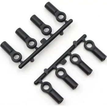 RC model Yeah Racing Plastové kloubky 4.8x15mm, 8ks, černé