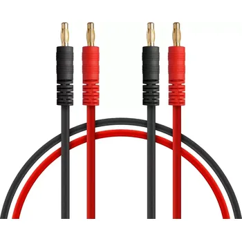 RC náhradní díl MIBO Napájecí kabel 50cm se 4mm banánky