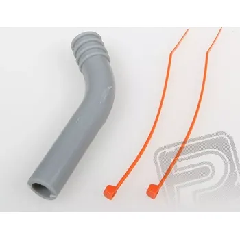 RC náhradní díl Q-model 129-2 sběrač výfuku 9 mm