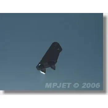RC náhradní díl MPJet 2203 Páka micro typ 2, otvor pr.1mm Černá 2 ks