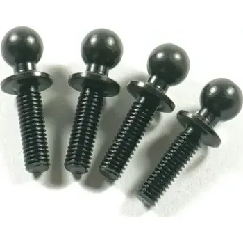RC náhradní díl SWORKz kulový čep 5mm (délka závitu 10mm), 4 ks.
